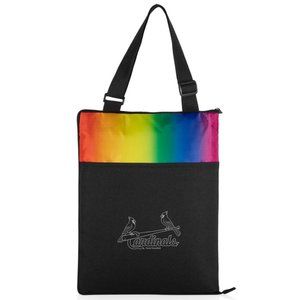 MLB St. Louis Cardinals Vista Blanket - Rainbow/Black